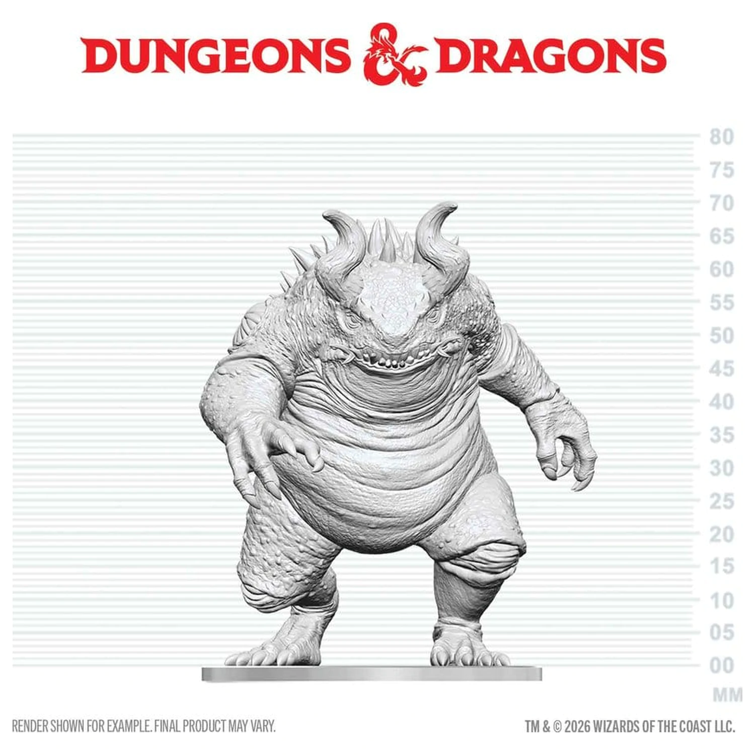 Dungeons & Dragons Nolzur's Marvelous Miniatures Nenatretá miniatúra Hezrou 17 cm produktová fotografia