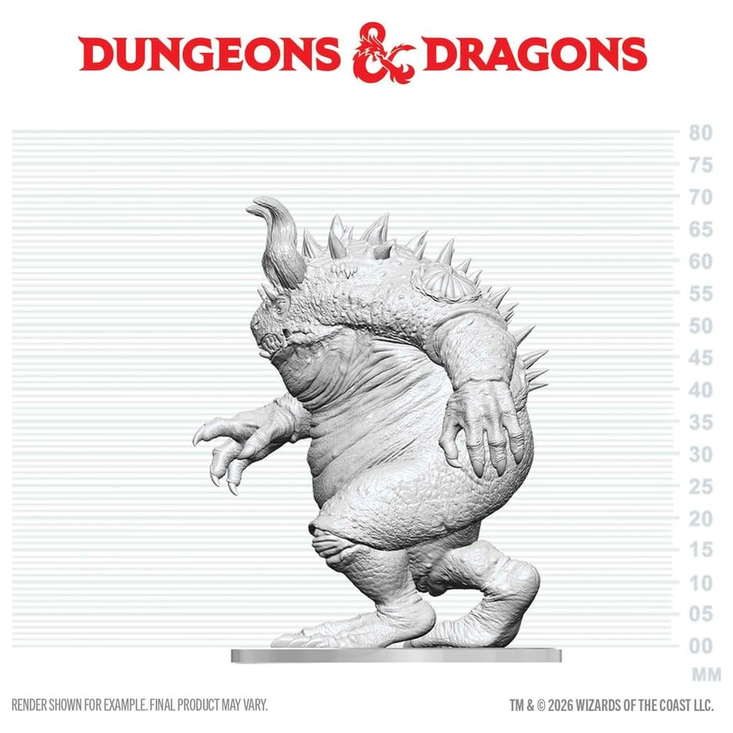 Dungeons & Dragons Nolzur's Marvelous Miniatures Nenatretá miniatúra Hezrou 17 cm produktová fotografia