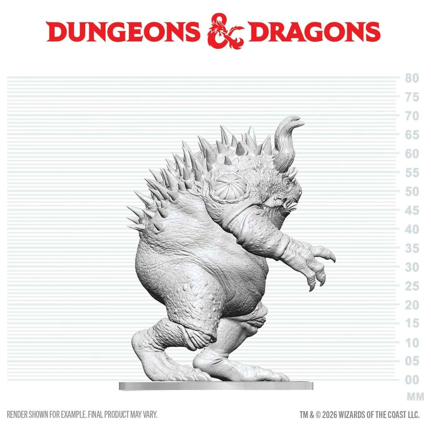Dungeons & Dragons Nolzur's Marvelous Miniatures Nenatretá miniatúra Hezrou 17 cm produktová fotografia