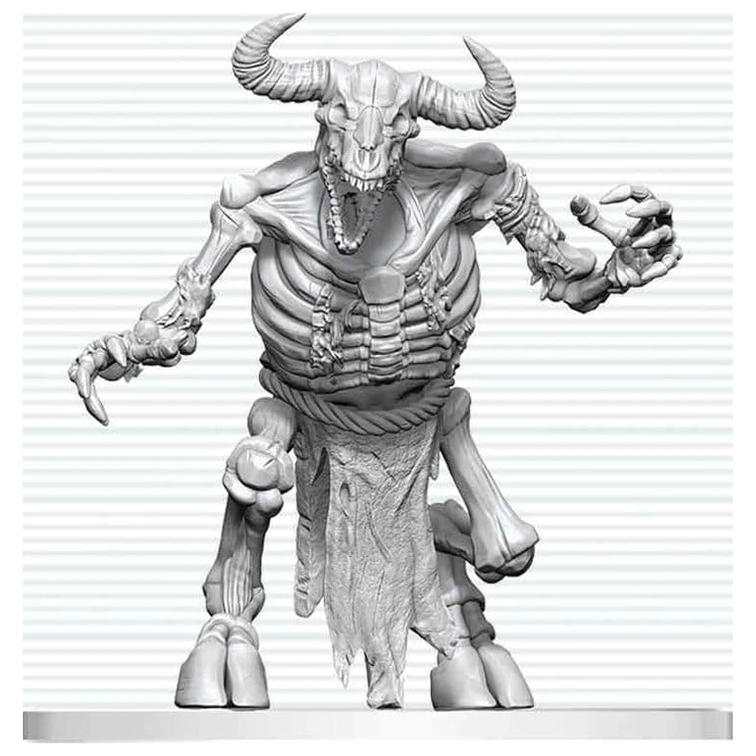 Dungeons & Dragons Nolzur's Marvelous Miniatures Nenamaľovaná miniatúra kostry Minotaura 17 cm produktová fotografia