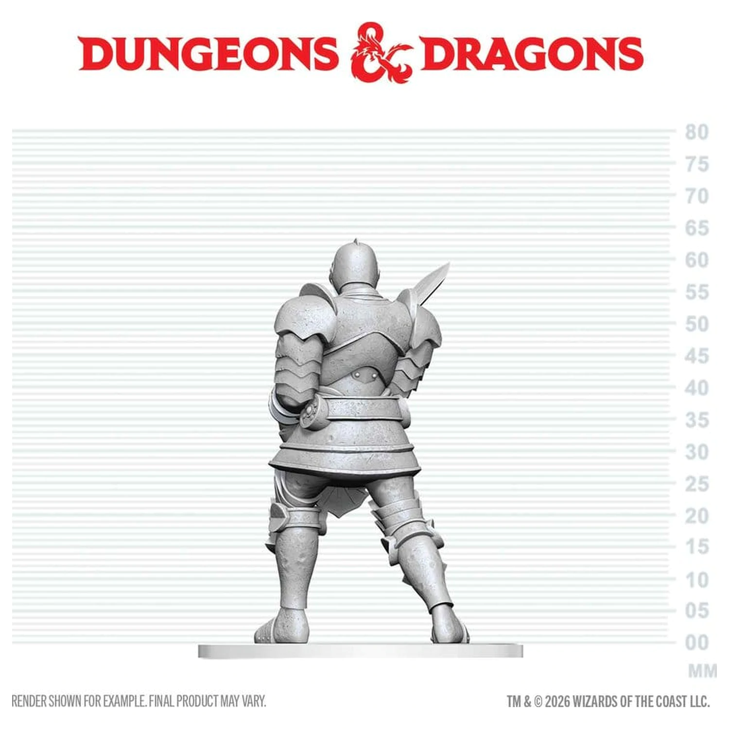 Dungeons & Dragons Nolzur's Marvelous Miniatures Nenatretá miniatúra Red Knight Guardian Golem 14 cm produktová fotografia