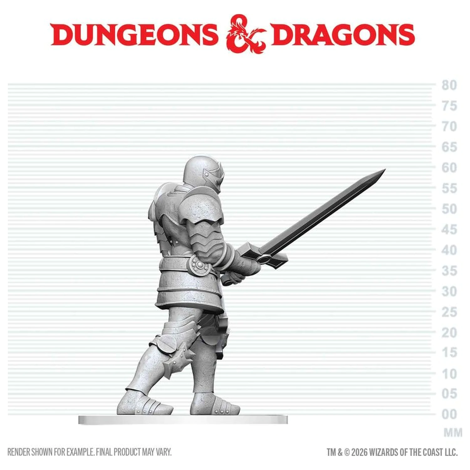 Dungeons & Dragons Nolzur's Marvelous Miniatures Nenatretá miniatúra Red Knight Guardian Golem 14 cm produktová fotografia