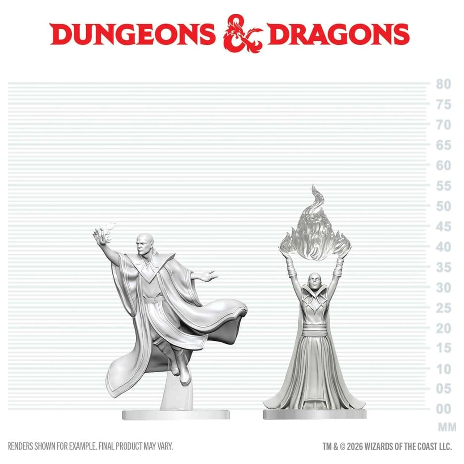 Dungeons & Dragons Nolzur's Marvelous Miniatures Nenatretá miniatúra Červený kúzelník Mage & Archmage 14 cm produktová fotografia