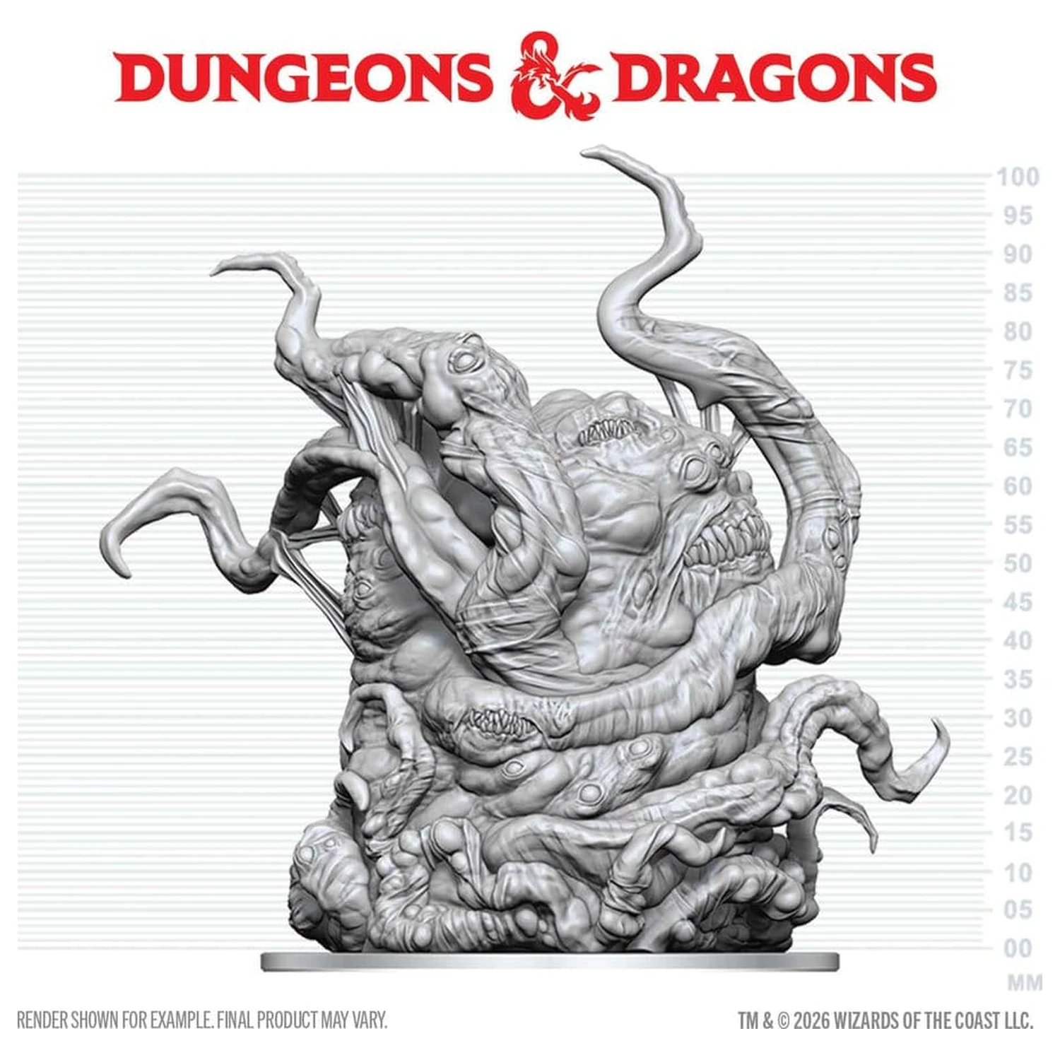 Dungeons & Dragons Nolzur's Marvelous Miniatures Nenamaľovaná miniatúra Shoggoth 20 cm produktová fotografia