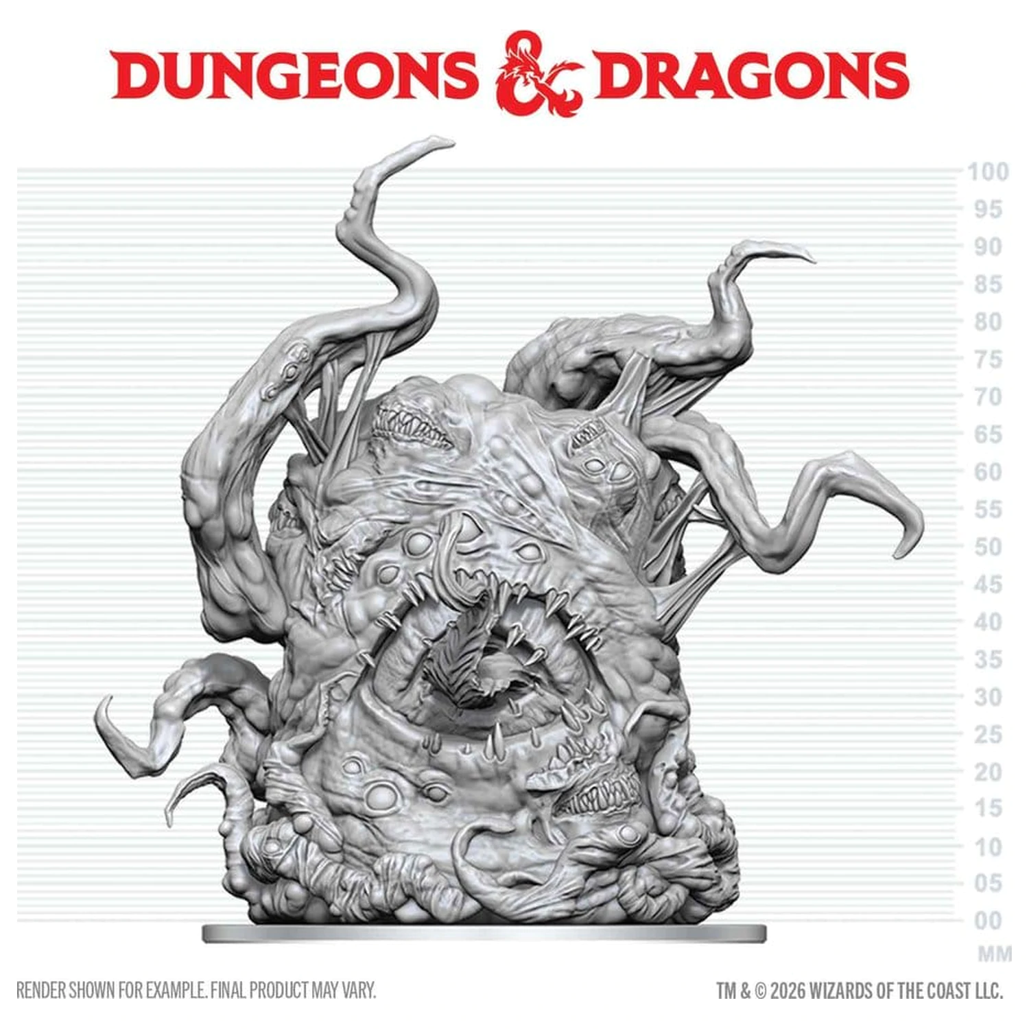 Dungeons & Dragons Nolzur's Marvelous Miniatures Nenamaľovaná miniatúra Shoggoth 20 cm produktová fotografia
