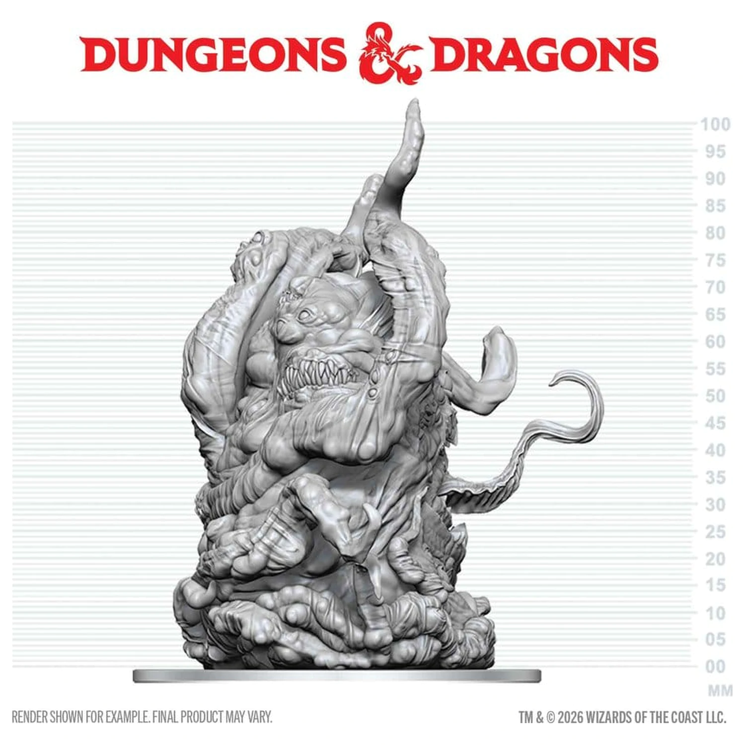 Dungeons & Dragons Nolzur's Marvelous Miniatures Nenamaľovaná miniatúra Shoggoth 20 cm produktová fotografia