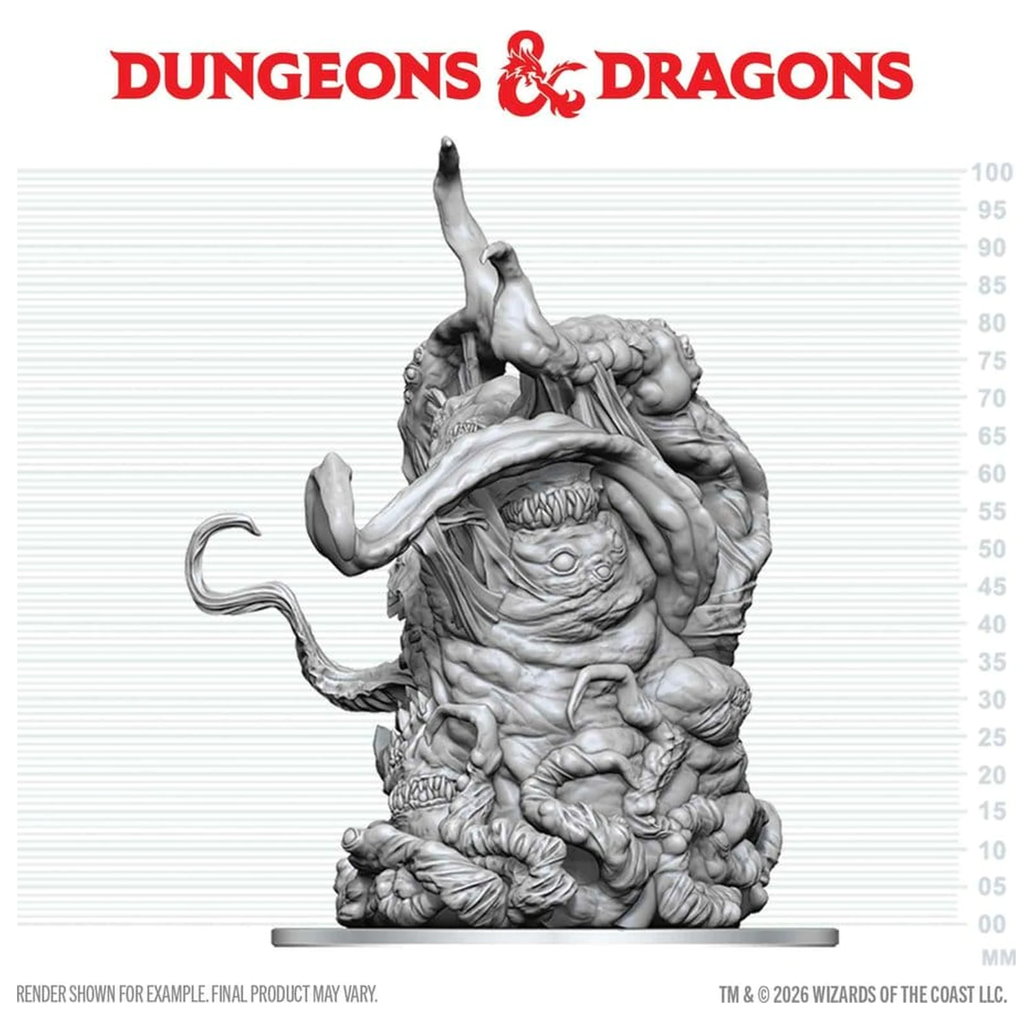 Dungeons & Dragons Nolzur's Marvelous Miniatures Nenamaľovaná miniatúra Shoggoth 20 cm produktová fotografia