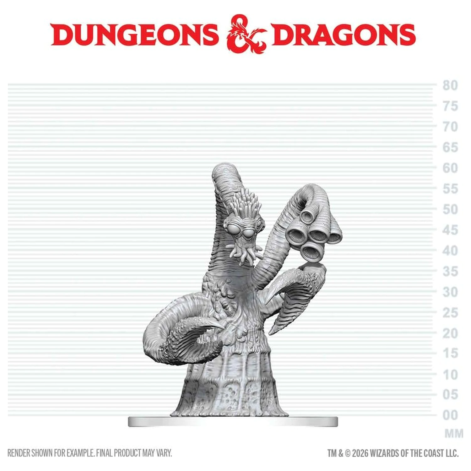 Dungeons & Dragons Nolzur's Marvelous Miniatures Nenatretá miniatúra Yithian 14 cm produktová fotografia
