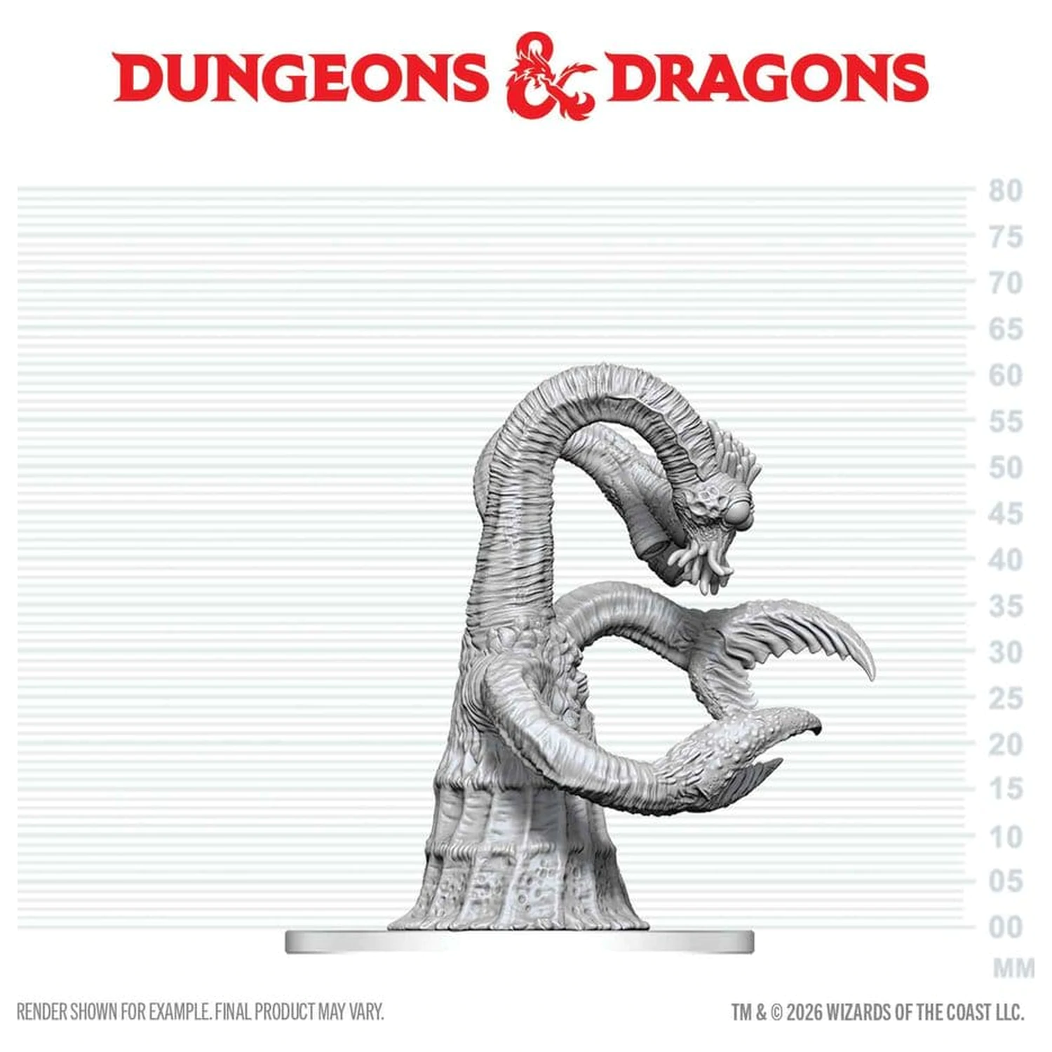 Dungeons & Dragons Nolzur's Marvelous Miniatures Nenatretá miniatúra Yithian 14 cm produktová fotografia