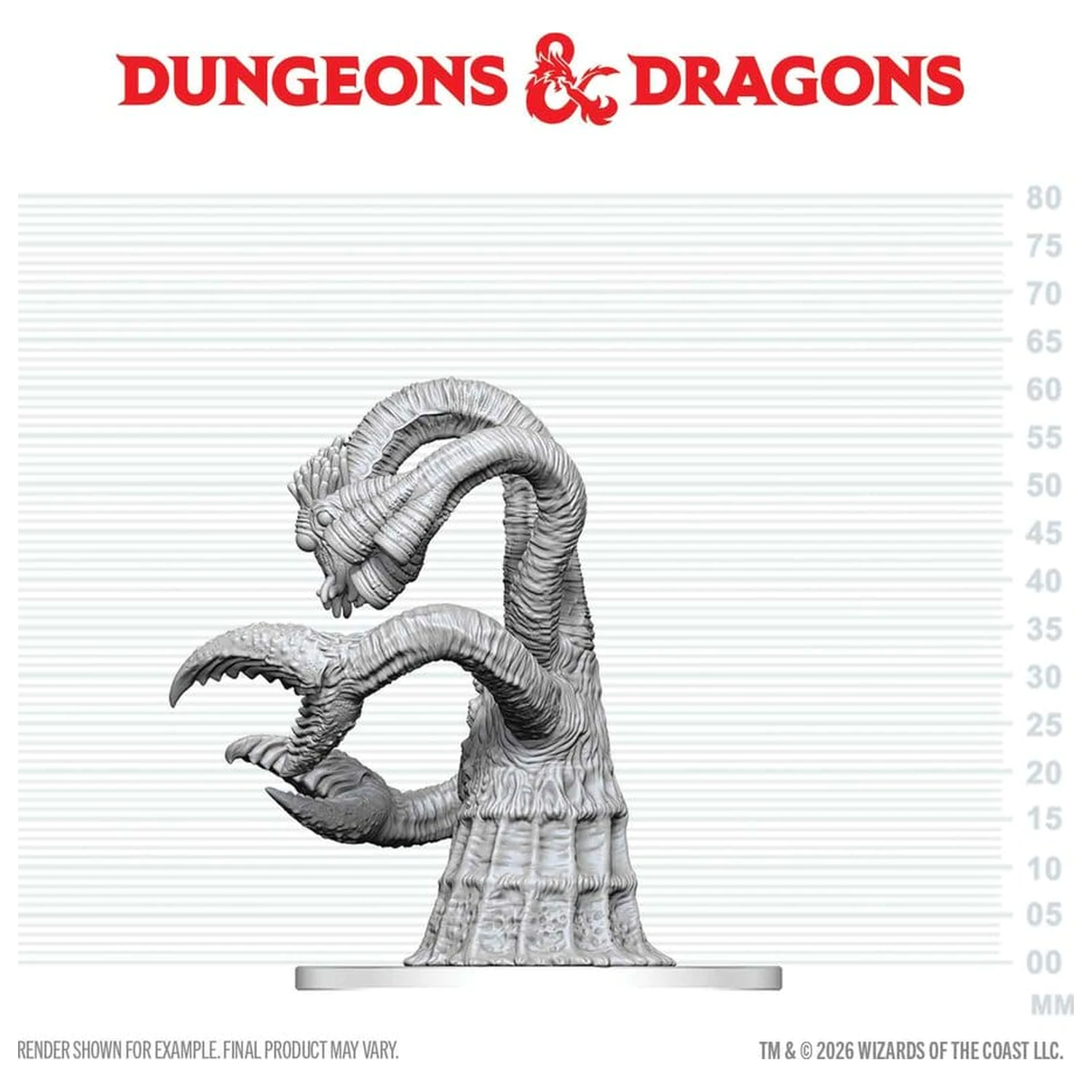 Dungeons & Dragons Nolzur's Marvelous Miniatures Nenatretá miniatúra Yithian 14 cm produktová fotografia