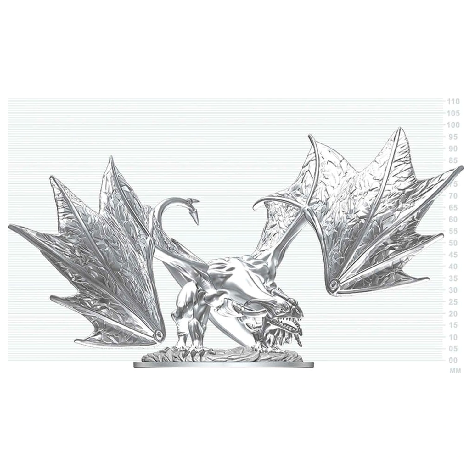 Dungeons & Dragons Nolzur's Marvelous Miniatures Nenatretá miniatúra mladého zafírového draka 20 cm produktová fotografia