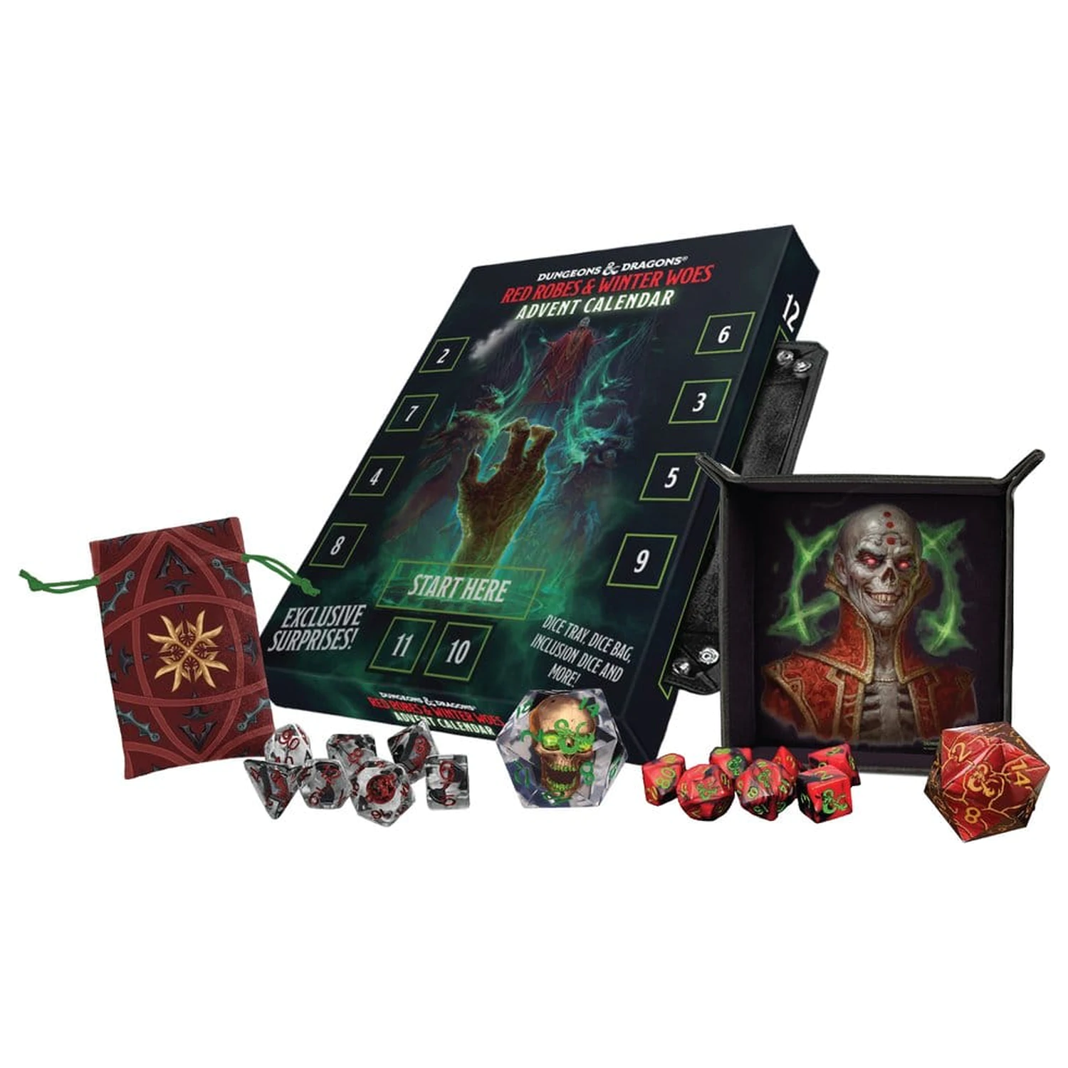 Dungeons & Dragons Adventný kalendár Red Robes & Winter Woes produktová fotografia