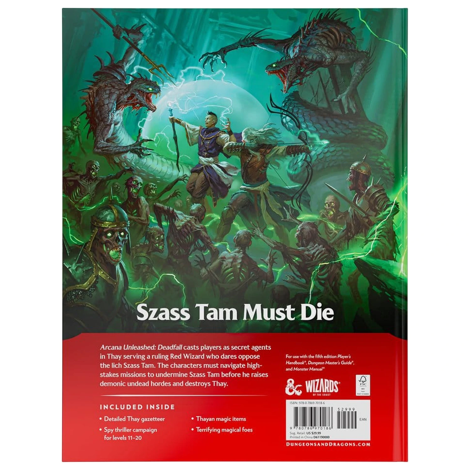 Dungeons & Dragons RPG Arcana Unleashed: Kniha Deadfall *Anglická verzia* produktová fotografia