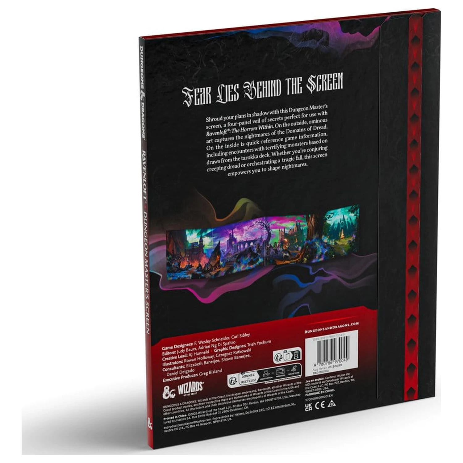 Dungeons & Dragons RPG Ravenloft: The Horrors Within Dungeon Master's Screen *Anglická Verzia* produktová fotografia