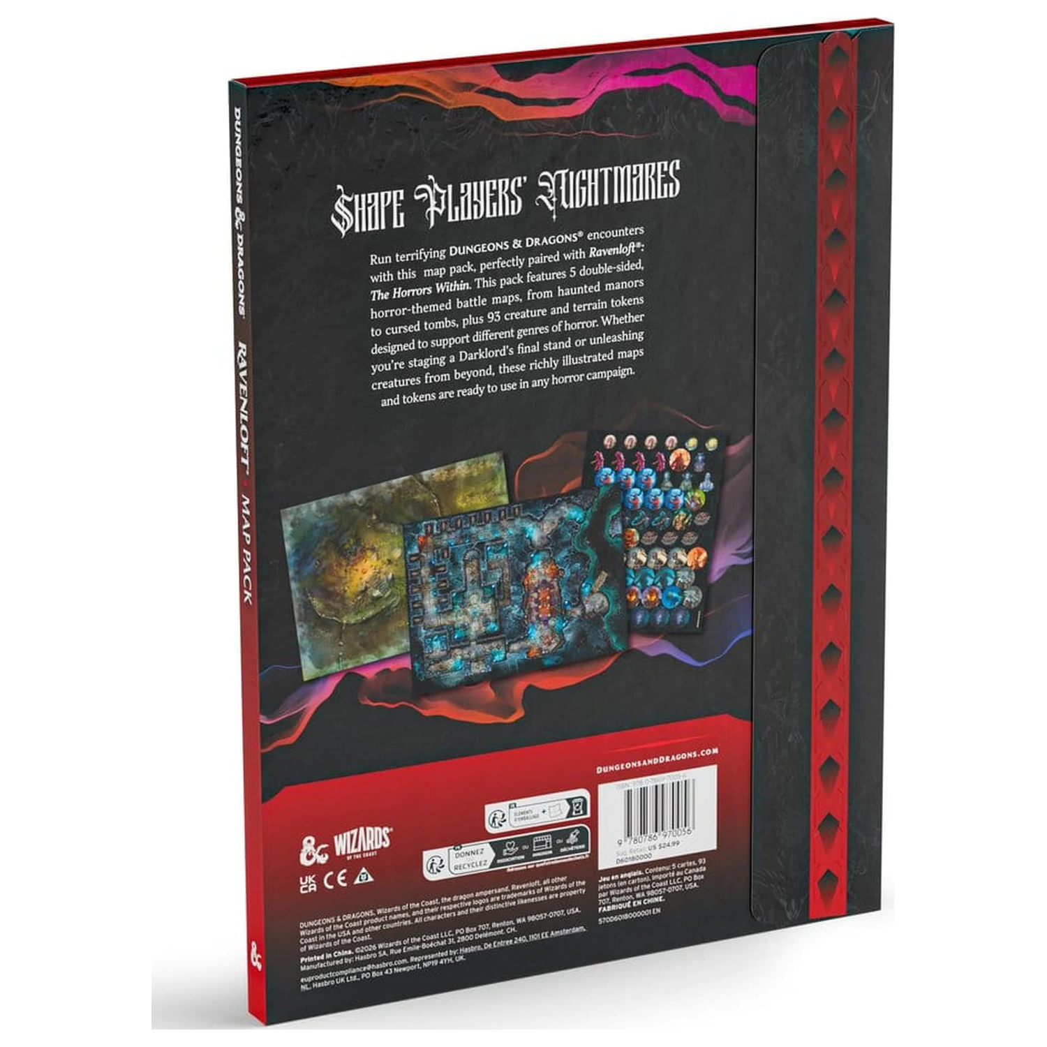 Dungeons & Dragons RPG Ravenloft: The Horrors Within balíček máp *anglická verzia* produktová fotografia