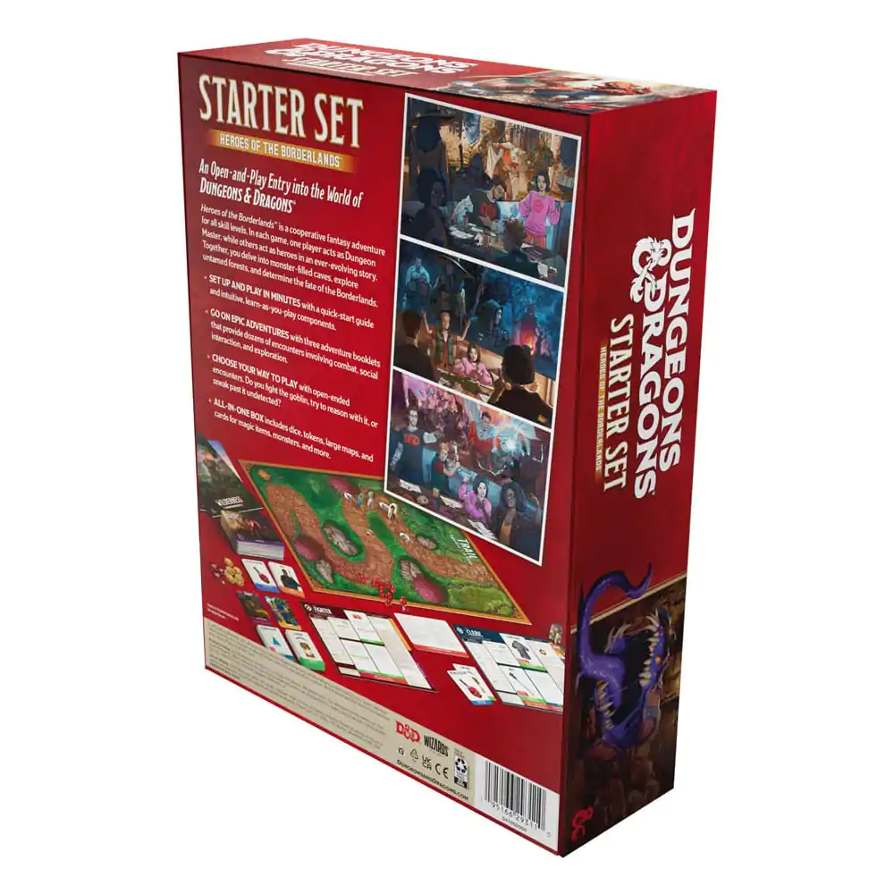 Dungeons & Dragons RPG štartovacia sada: Heroes of the Borderlands anglická produktová fotografia