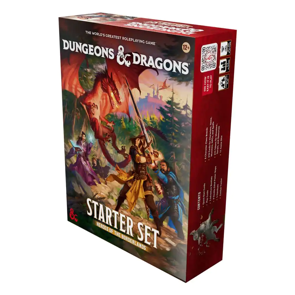 Dungeons & Dragons RPG štartovacia sada: Heroes of the Borderlands anglická produktová fotografia