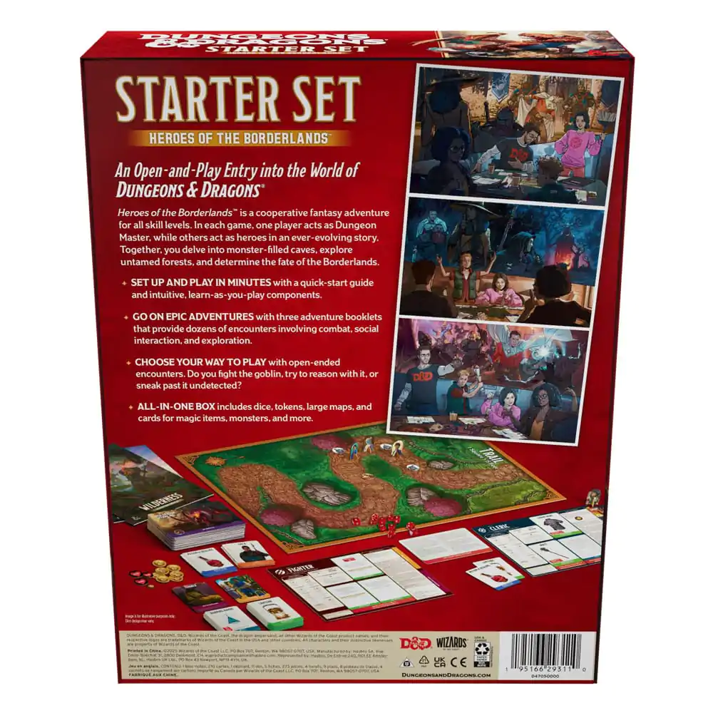 Dungeons & Dragons RPG štartovacia sada: Heroes of the Borderlands anglická produktová fotografia