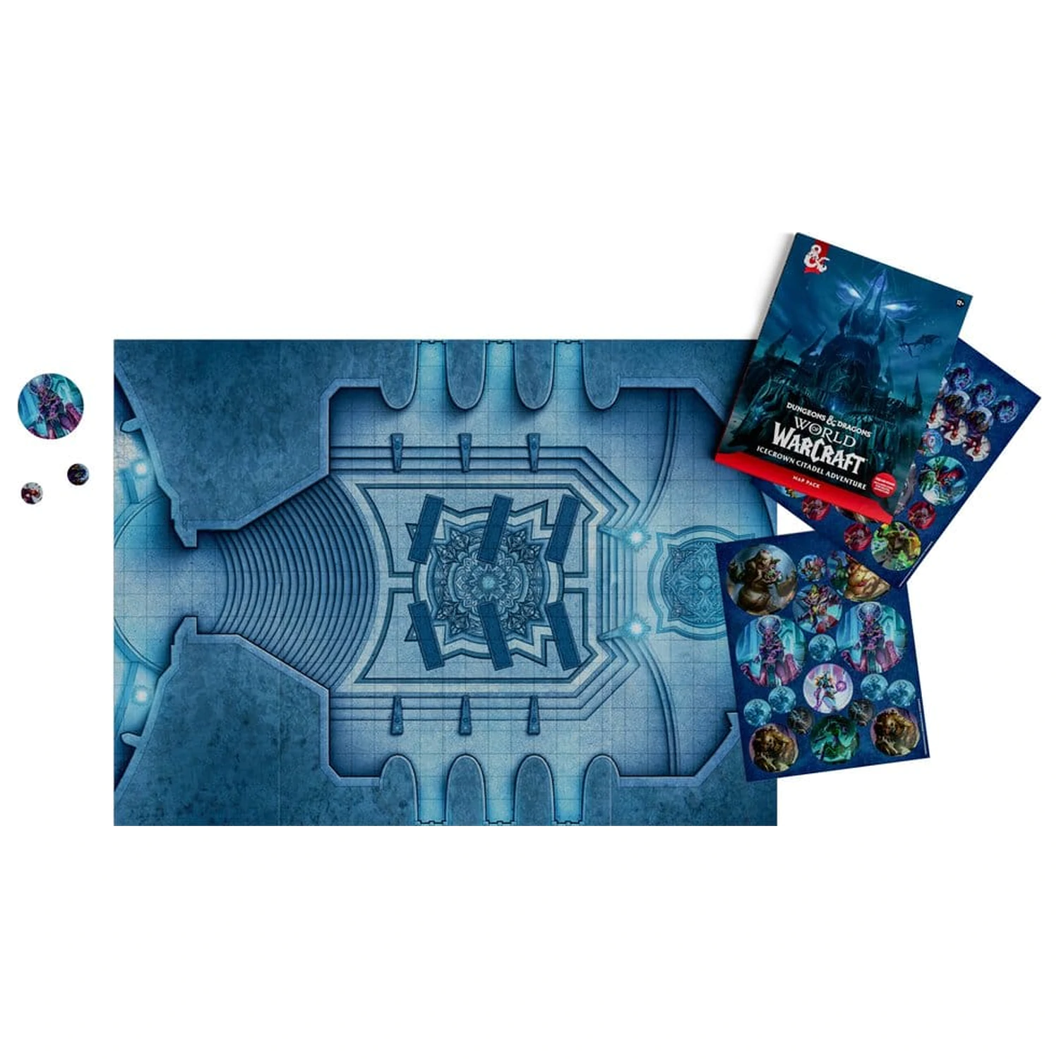 Dungeons & Dragons RPG World of Warcraft: Icecrown Citadel Adventure Mapa Dobrodružný balík máp *anglická verzia* produktová fotografia