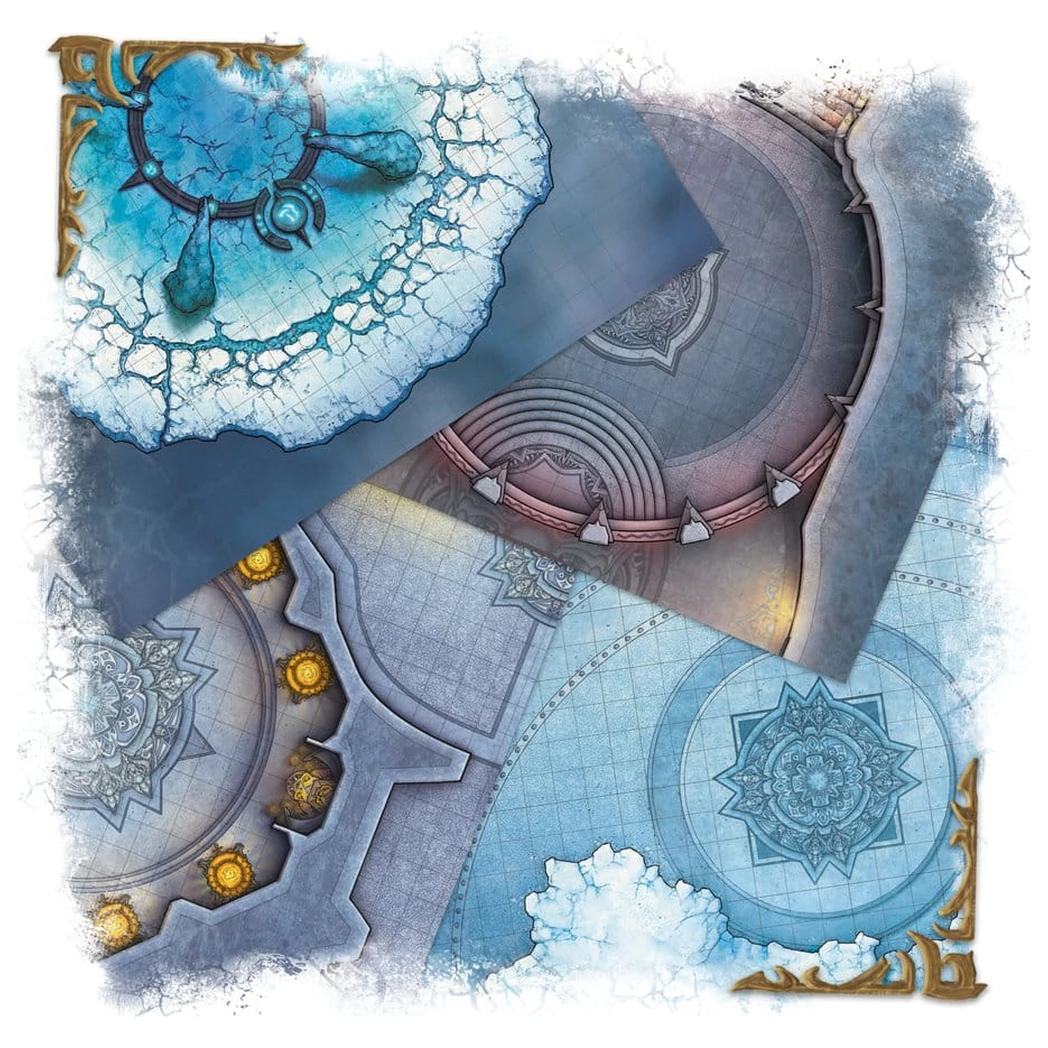 Dungeons & Dragons RPG World of Warcraft: Icecrown Citadel Adventure Mapa Dobrodružný balík máp *anglická verzia* produktová fotografia