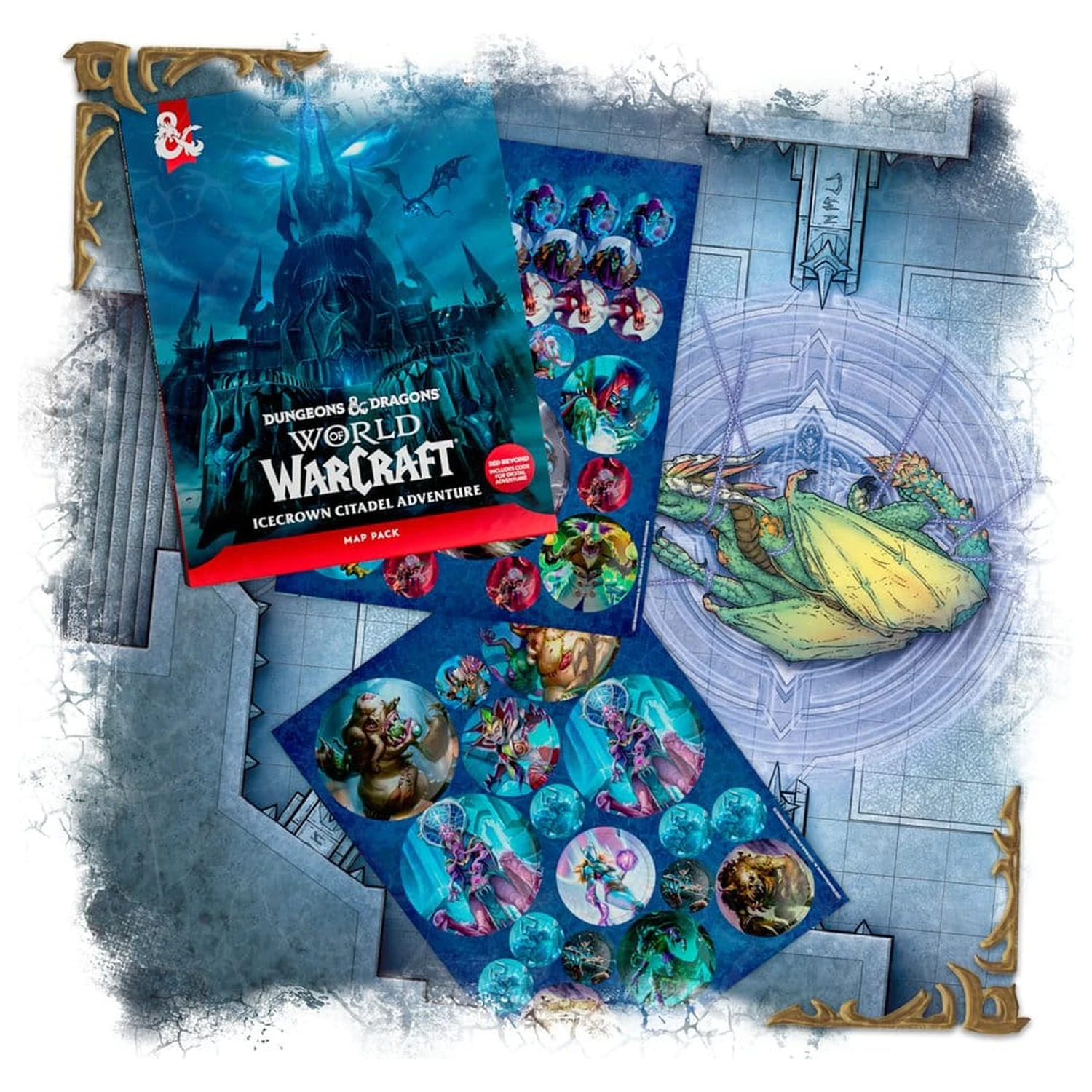 Dungeons & Dragons RPG World of Warcraft: Icecrown Citadel Adventure Mapa Dobrodružný balík máp *anglická verzia* produktová fotografia