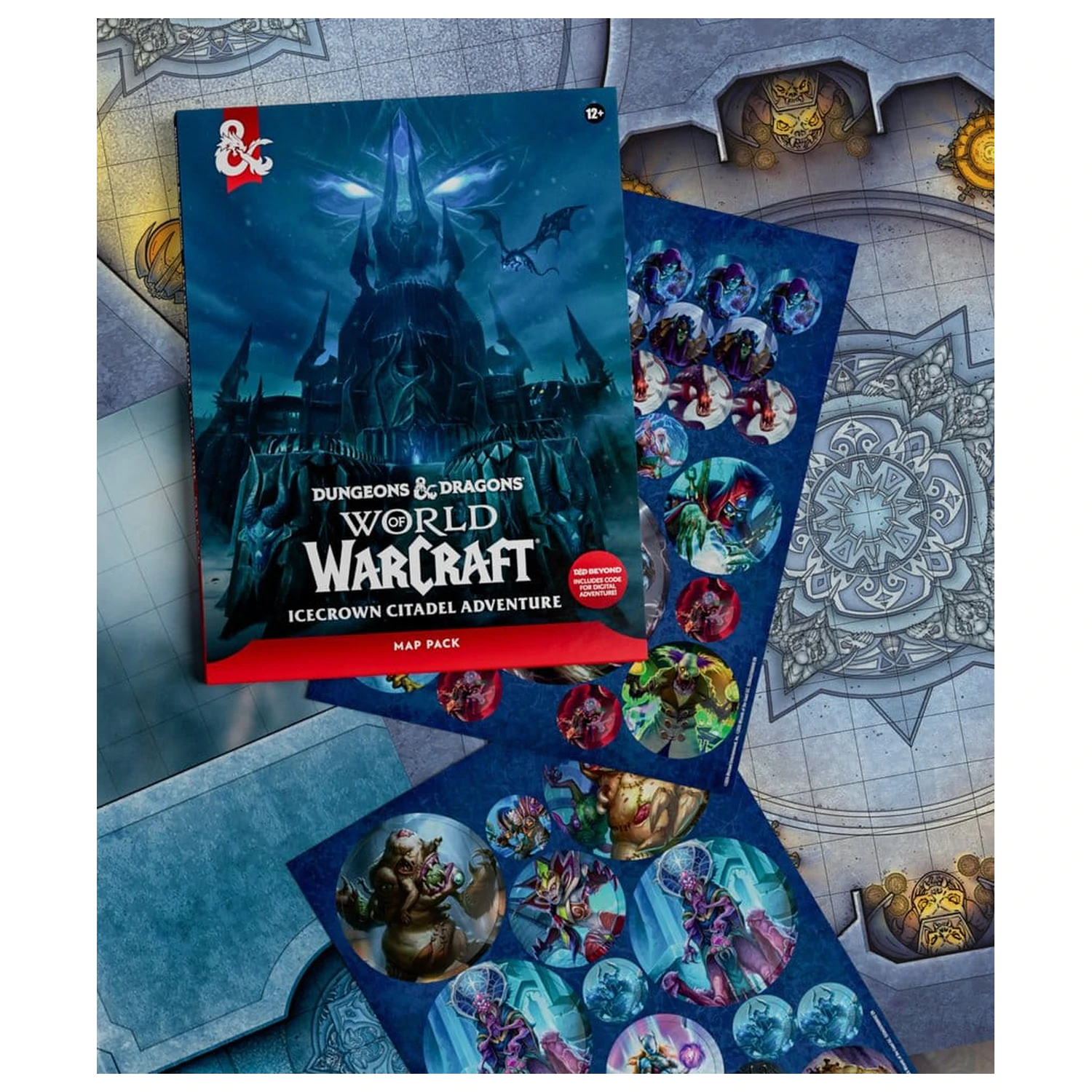Dungeons & Dragons RPG World of Warcraft: Icecrown Citadel Adventure Mapa Dobrodružný balík máp *anglická verzia* produktová fotografia