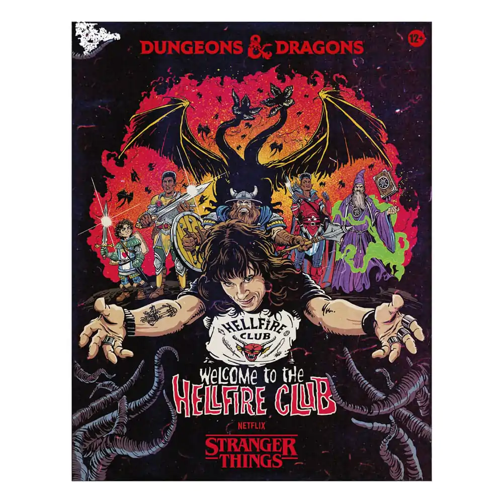 Dungeons & Dragons stolová hra Stranger Things: Welcome to the Hellfire Club anglická produktová fotografia