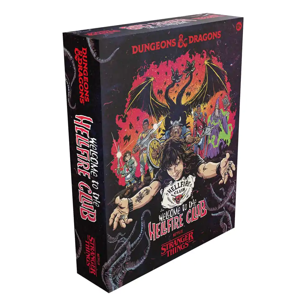 Dungeons & Dragons stolová hra Stranger Things: Welcome to the Hellfire Club anglická produktová fotografia