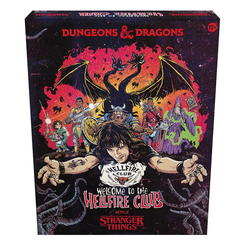 Dungeons & Dragons stolová hra Stranger Things: Welcome to the Hellfire Club anglická produktová fotografia