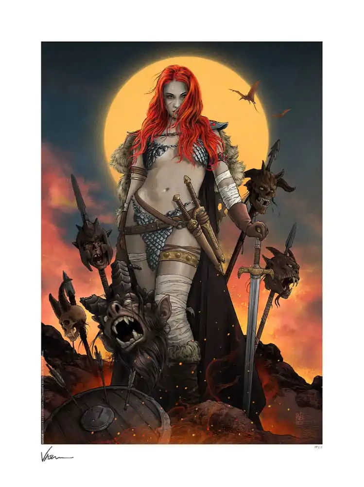 Dynamite Entertainment Art Print Red Sonja: A Savage Sword 46 x 61 cm - nerámovaný umelecká tlač produktová fotografia