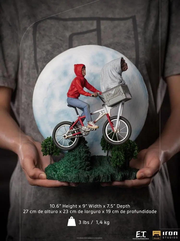 E.T. the Extra-Terrestrial Deluxe Art Scale Statue 1/10 E.T. & Elliot 27 cm Soška produktová fotografia