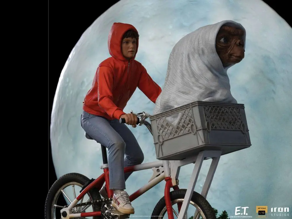 E.T. the Extra-Terrestrial Deluxe Art Scale Statue 1/10 E.T. & Elliot 27 cm Soška produktová fotografia