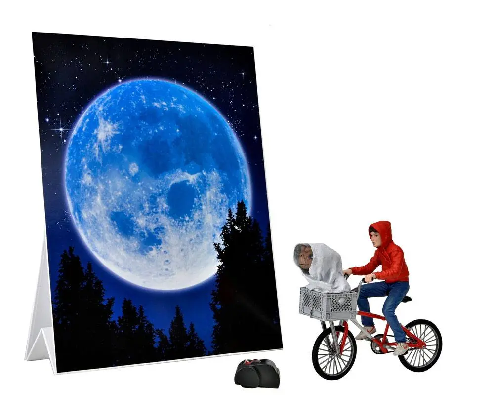 E.T. the Extra-Terrestrial Akčná figúrka Elliott &amp; E.T. na bicykli 13 cm termékfotó