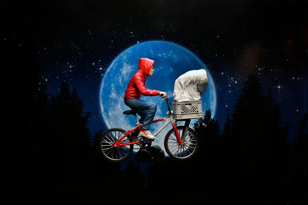 E.T. the Extra-Terrestrial Akčná figúrka Elliott &amp; E.T. na bicykli 13 cm termékfotó