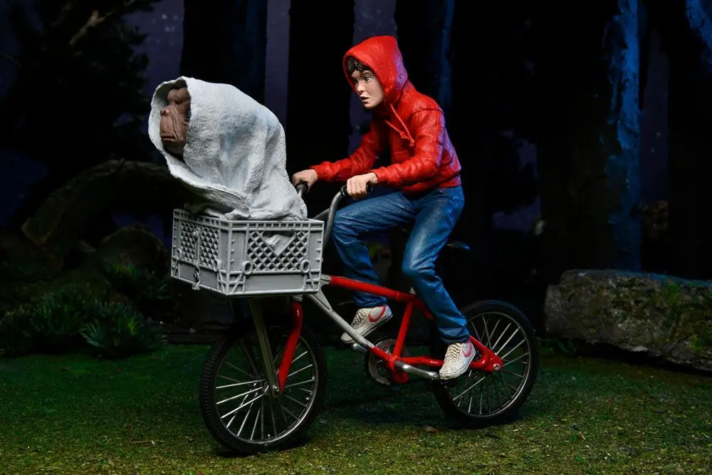 E.T. the Extra-Terrestrial Akčná figúrka Elliott &amp; E.T. na bicykli 13 cm termékfotó