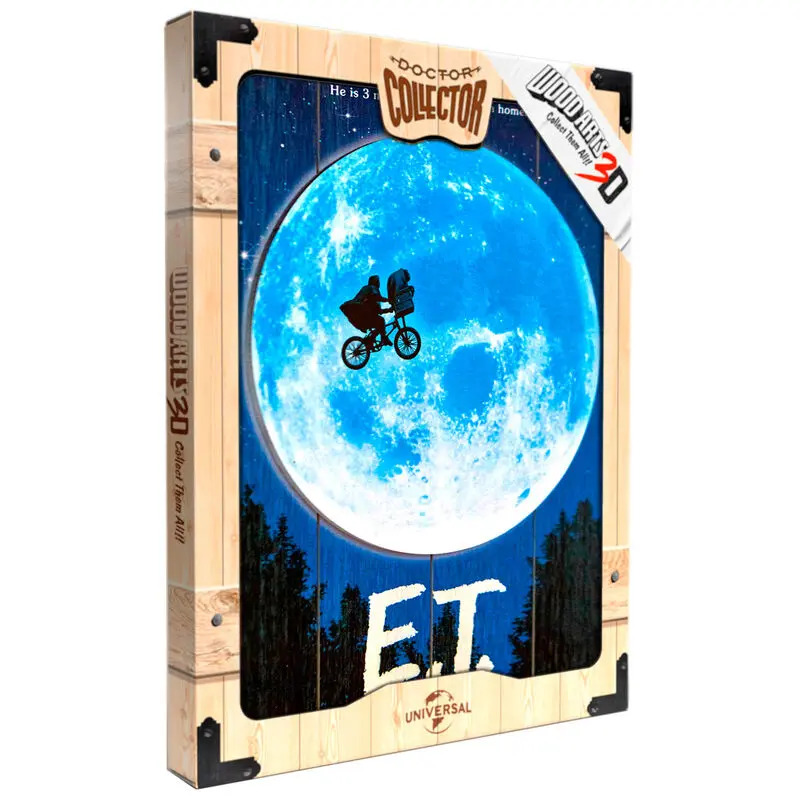 E.T. the Extra-Terrestrial WoodArts 3D drevená nástenná umelecká dekorácia The Extra-Terrestrial 30 x 40 cm produktová fotografia