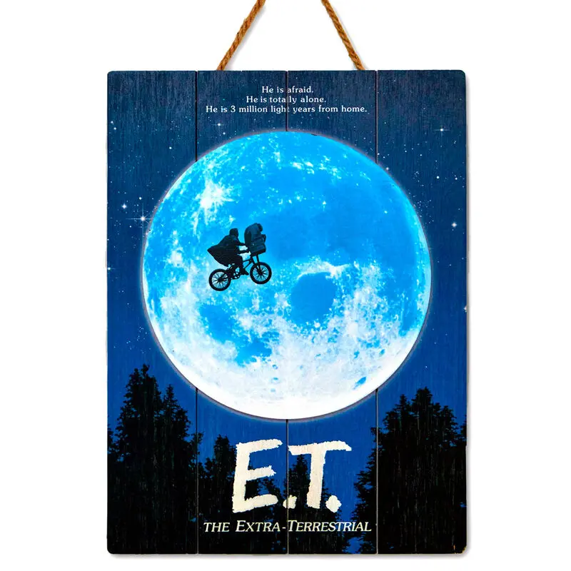 E.T. the Extra-Terrestrial WoodArts 3D drevená nástenná umelecká dekorácia The Extra-Terrestrial 30 x 40 cm produktová fotografia