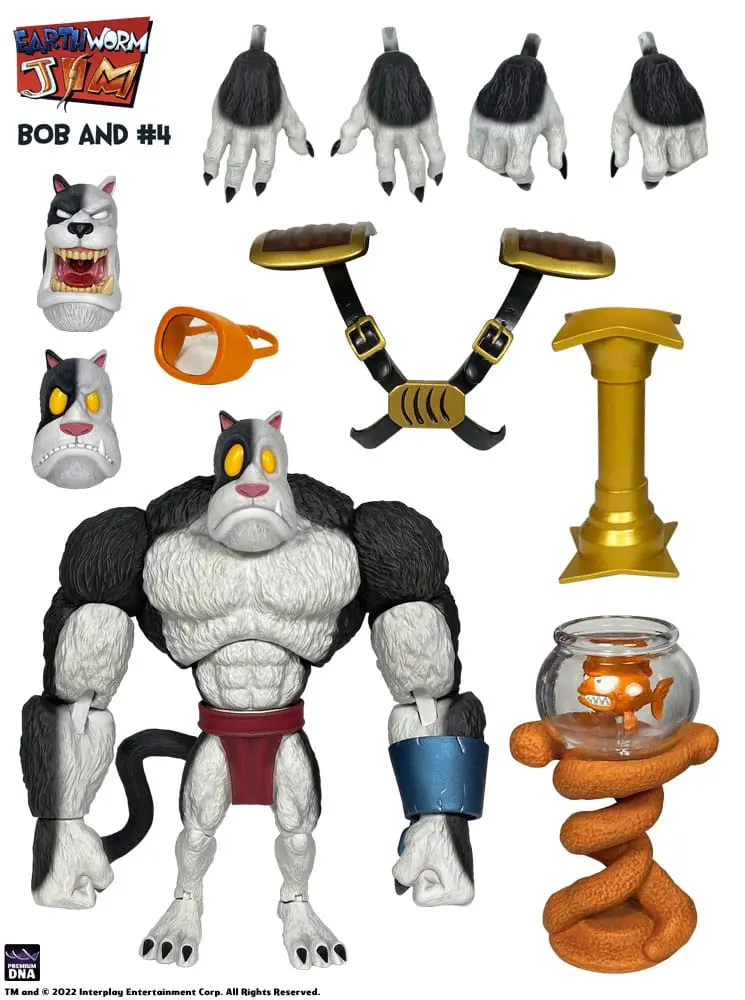 Earthworm Jim Akčná figúrka Wave 1: Bob the Killer Goldfish & #4 15 cm produktová fotografia