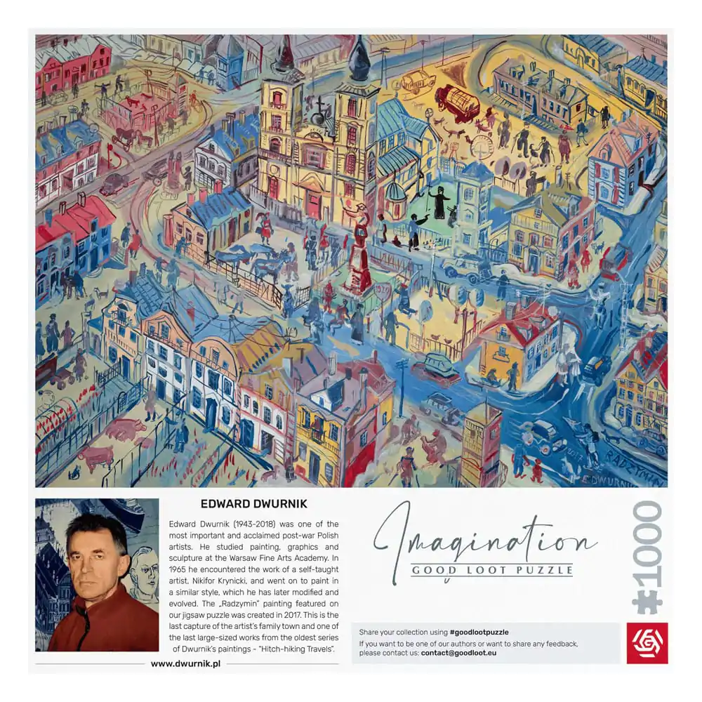 Edward Dwurnik Imagination Puzzle Radzymin (1000 kusov) termékfotó