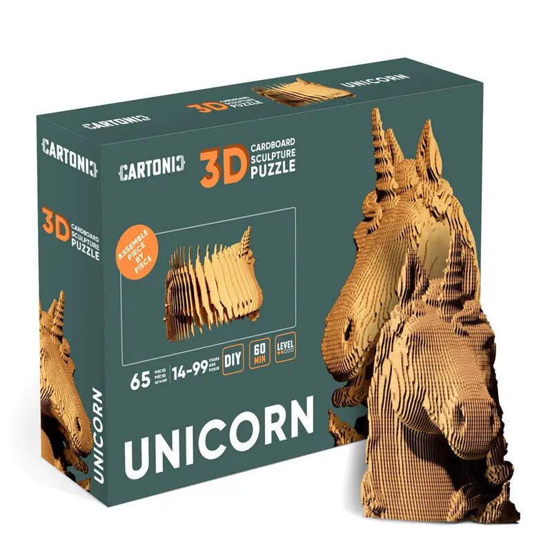 Unicorn kartónové 3D puzzle 65 ks produktová fotografia