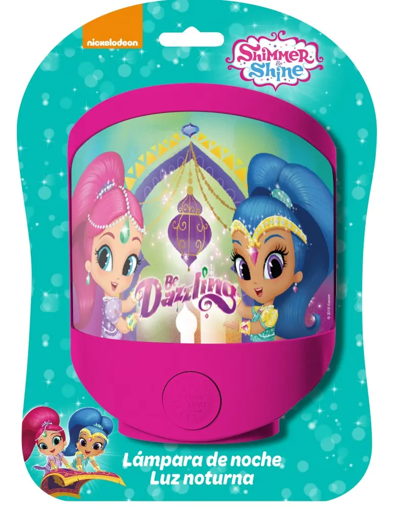 Nočná lampa, nočné svetlo Shimmer and Shine produktová fotografia