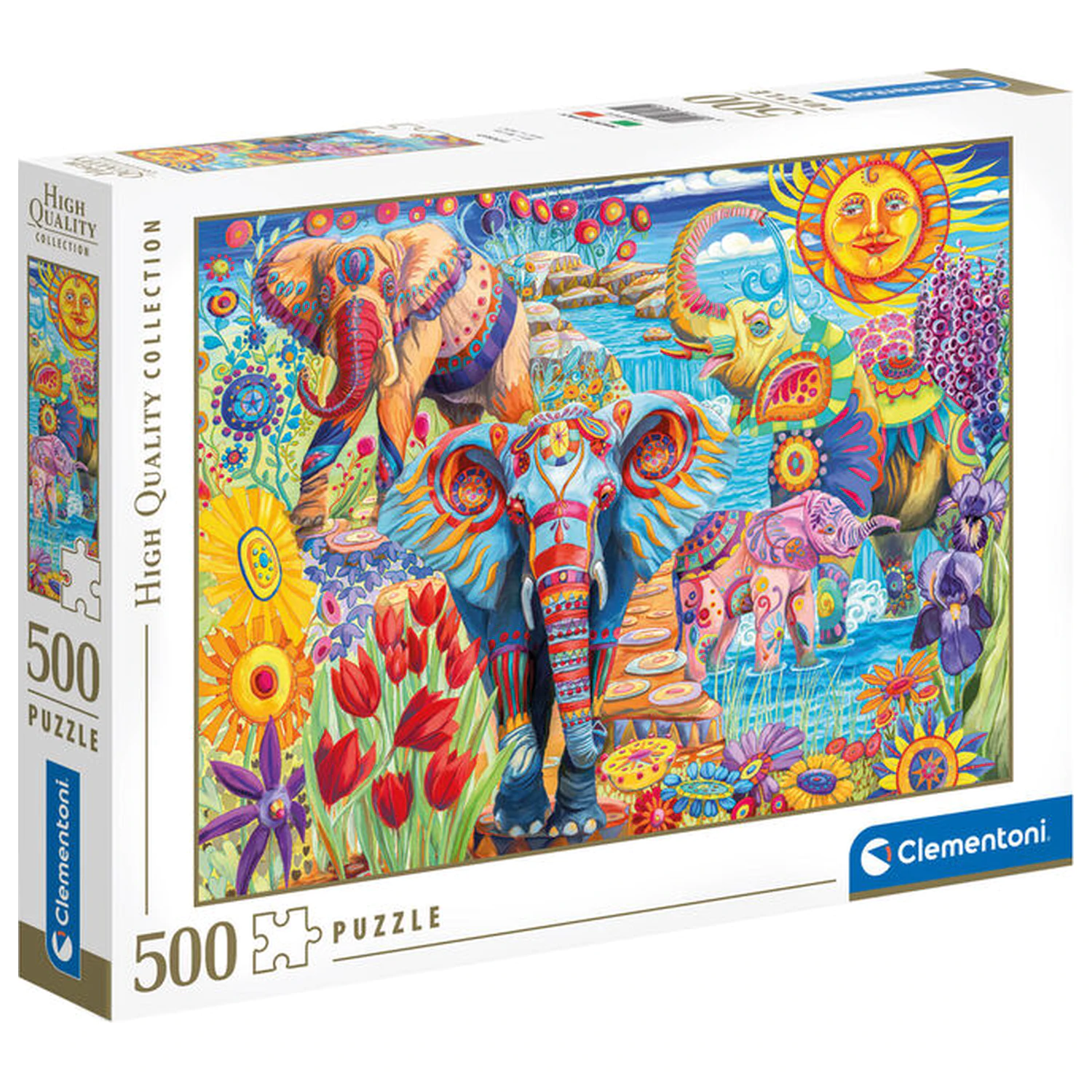 Elephants Carnival puzzle 500 kusov produktová fotografia