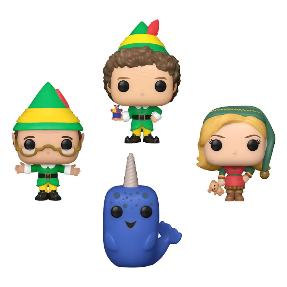 Elf Pocket POP! Vinyl Figure 4-Pack Tree Holiday 4 cm produktová fotografia