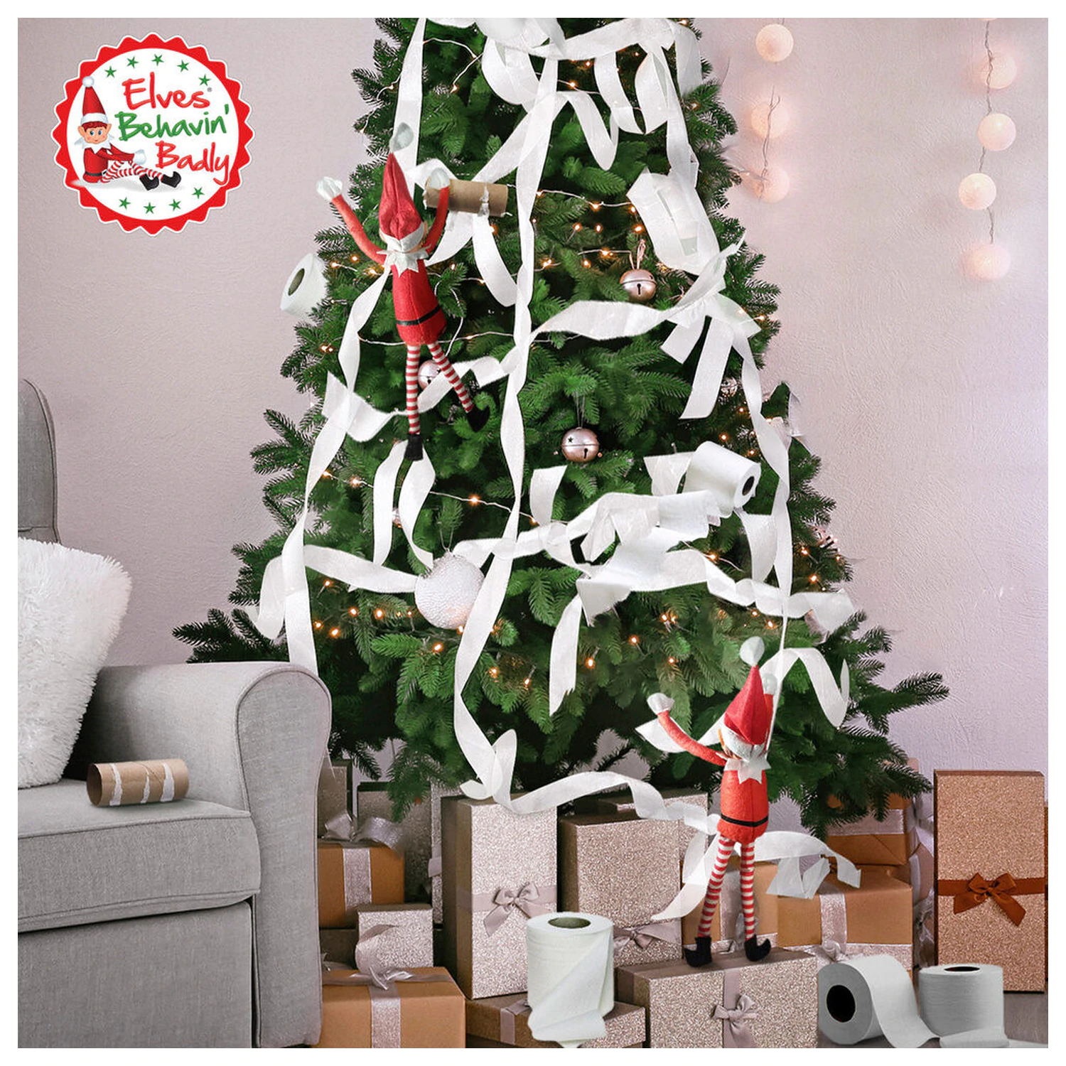 Elves Behavin' Badly Elvie crossbar Elfa bábika 30cm produktová fotografia