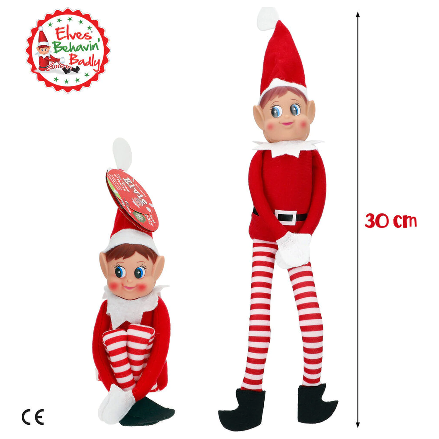 Elves Behavin' Badly Elvie crossbar Elfa bábika 30cm produktová fotografia