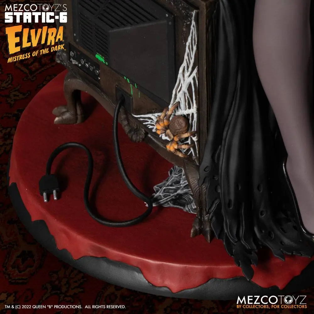 Elvira Mistress of the Dark Static-6 PVC Socha 1/6 Elvira 42 cm produktová fotografia