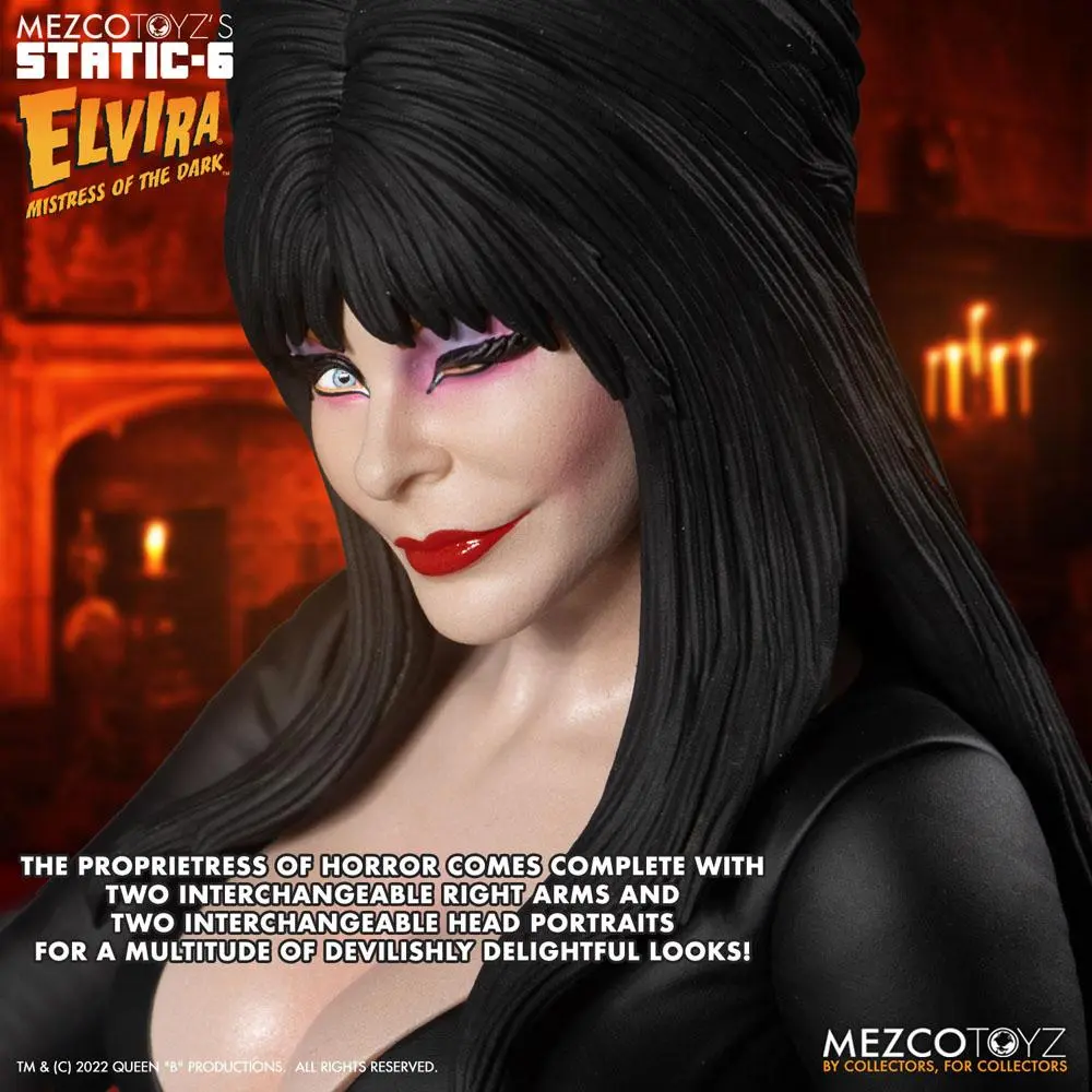 Elvira Mistress of the Dark Static-6 PVC Socha 1/6 Elvira 42 cm produktová fotografia