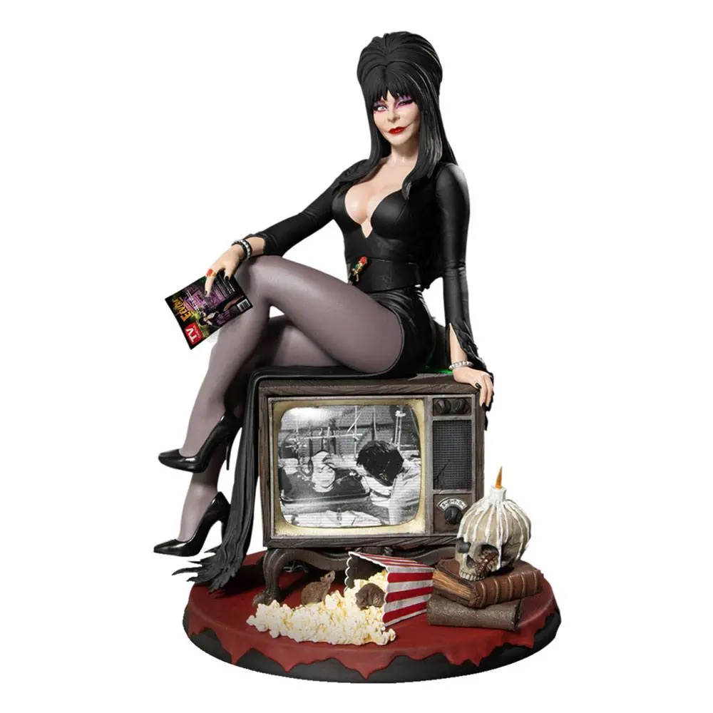 Elvira Mistress of the Dark Static-6 PVC Socha 1/6 Elvira 42 cm produktová fotografia