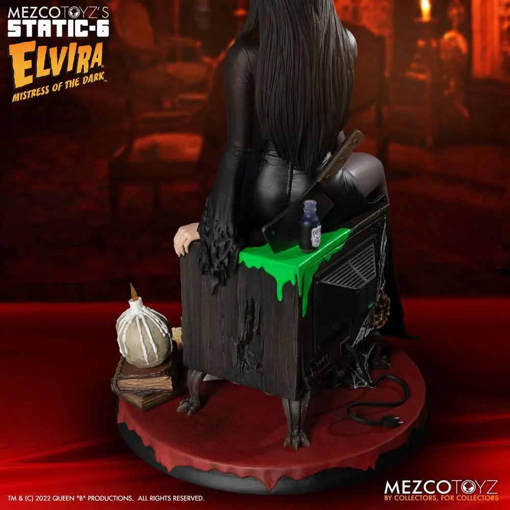 Elvira Mistress of the Dark Static-6 PVC Socha 1/6 Elvira 42 cm produktová fotografia