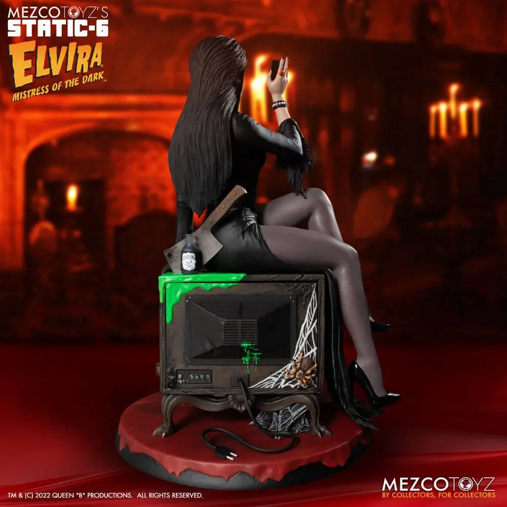 Elvira Mistress of the Dark Static-6 PVC Socha 1/6 Elvira 42 cm produktová fotografia